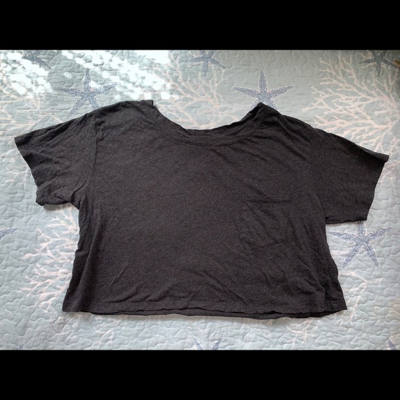 Forever 21 Tops - Pocket shirt crop top